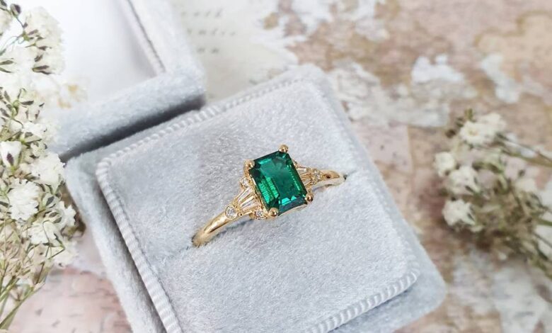 Emerald Engagement Rings